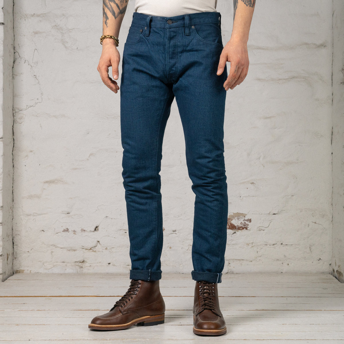 14 oz. Midnight Indigo Denim Relaxed Tapered