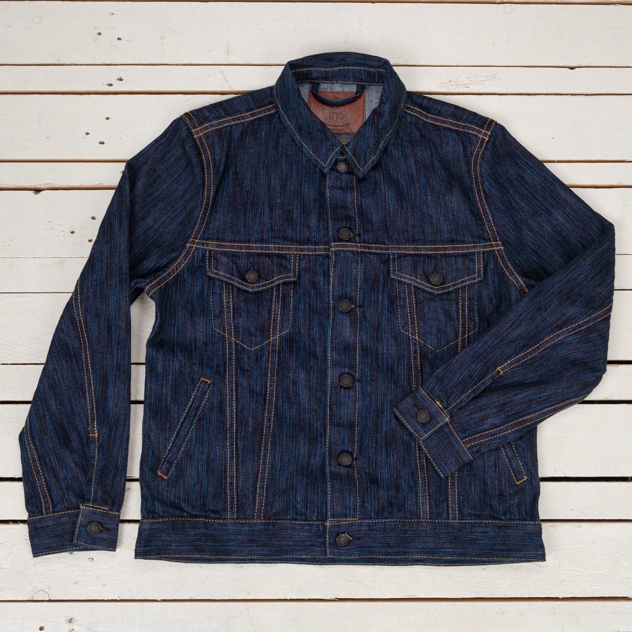 Veste en jean Waterfall Type 3 Indigo Foncé