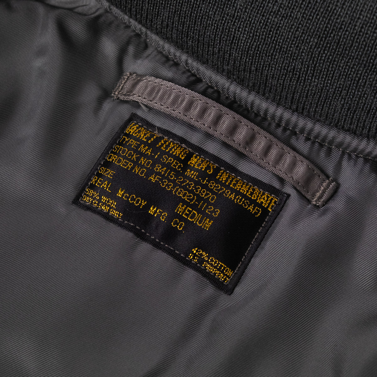 Type MA-1 Real McCoy Sage Green