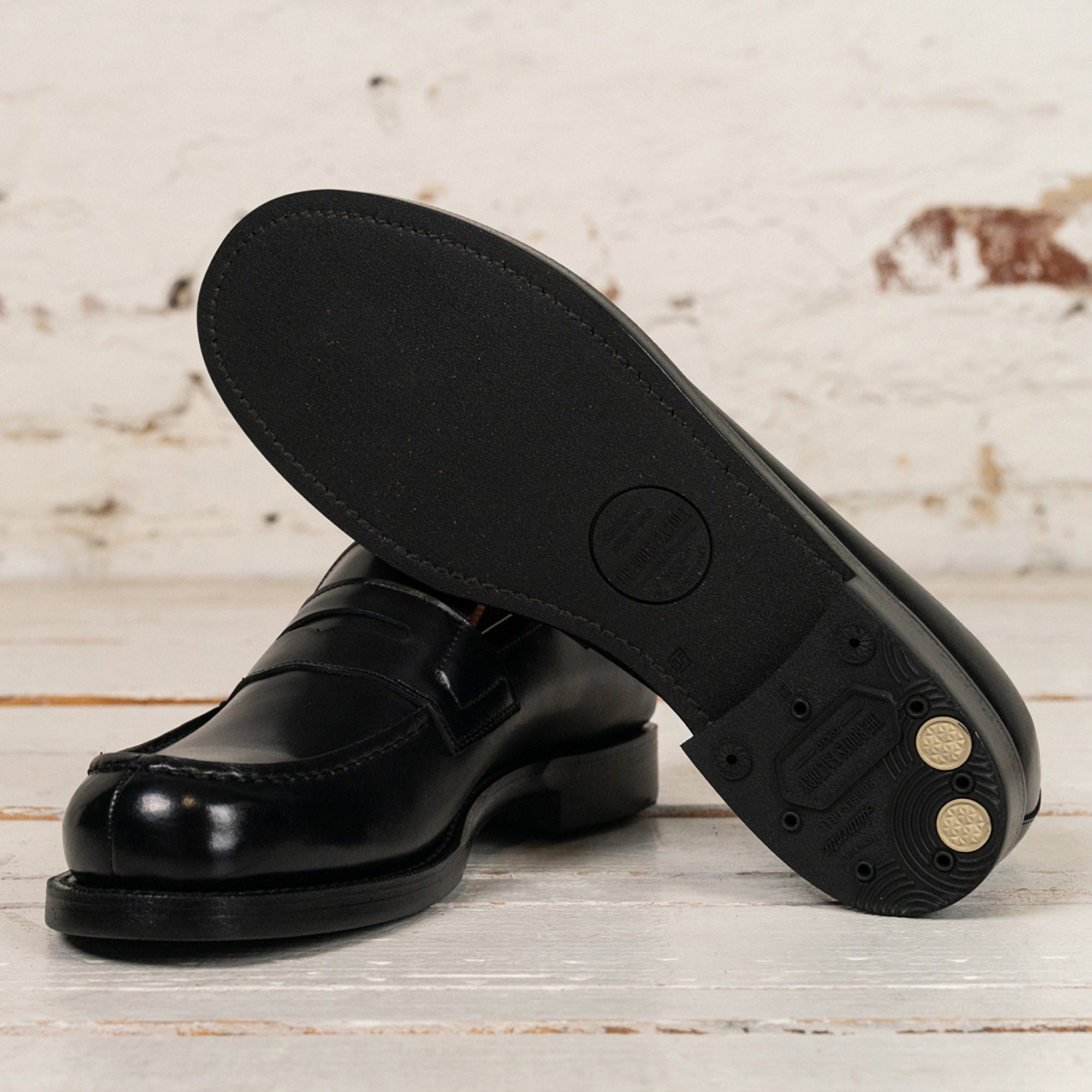 IN'EI Loafer Black Dutch Box Calf