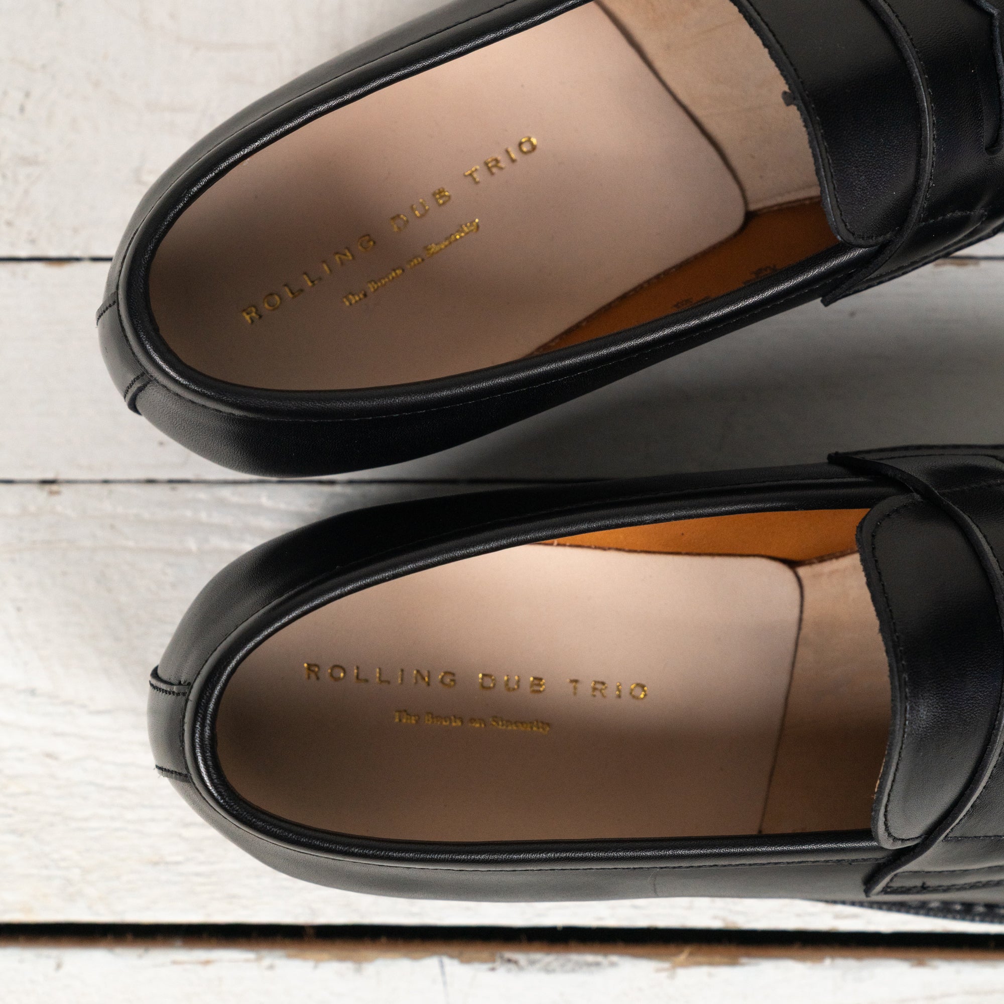 IN'EI Loafer Black Dutch Box Calf
