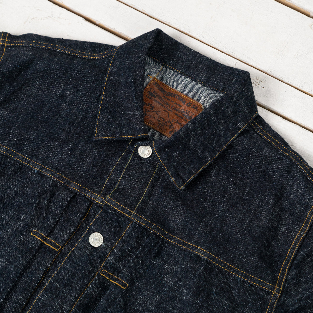 SD-4101 GL3 15 oz. Selvedge Type I Denim Jacket Indigo