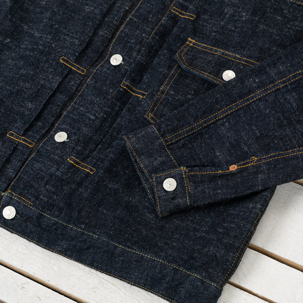 SD-4101 GL3 15 oz. Selvedge Type I Denim Jacket Indigo