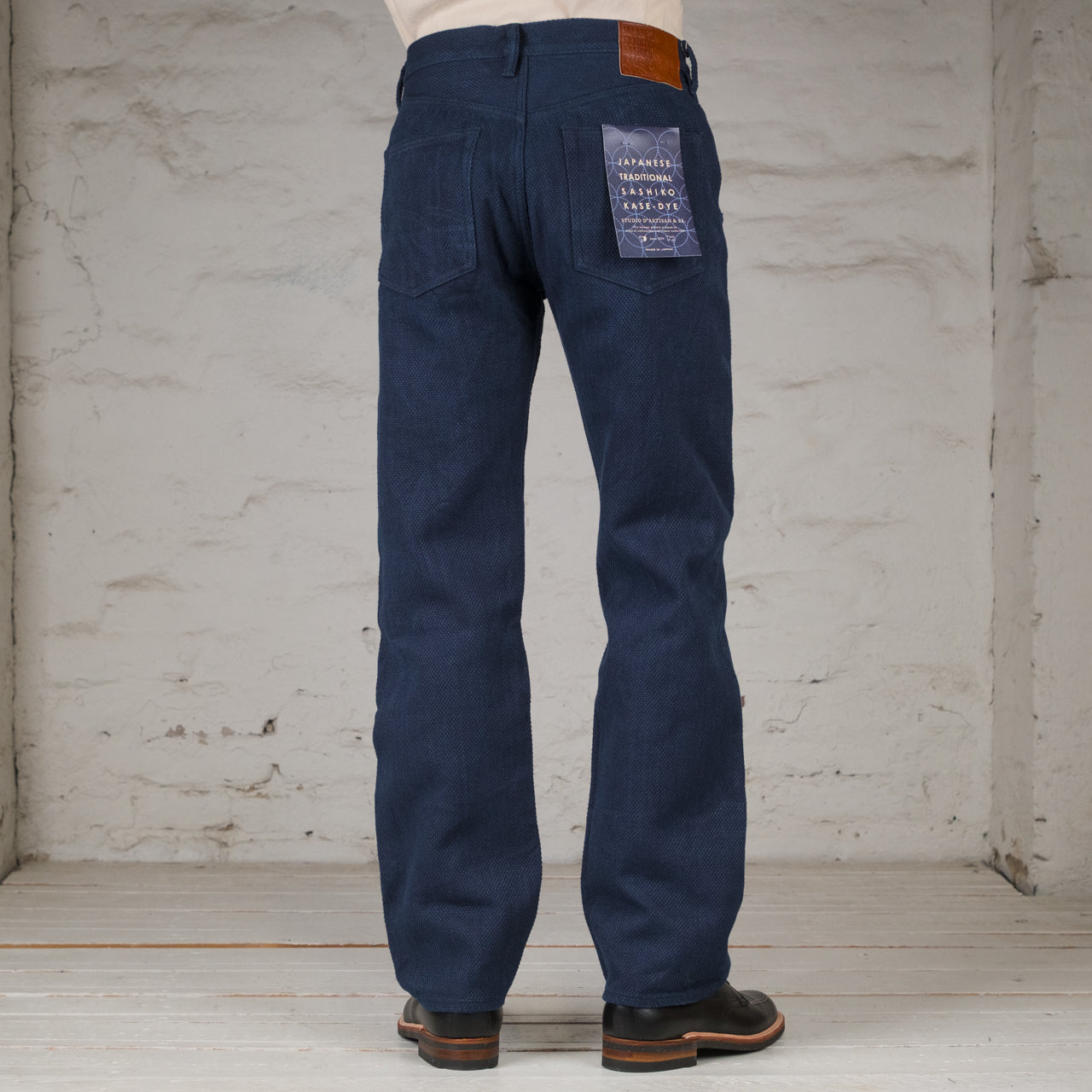 Sashiko Denim Jeans Indigo