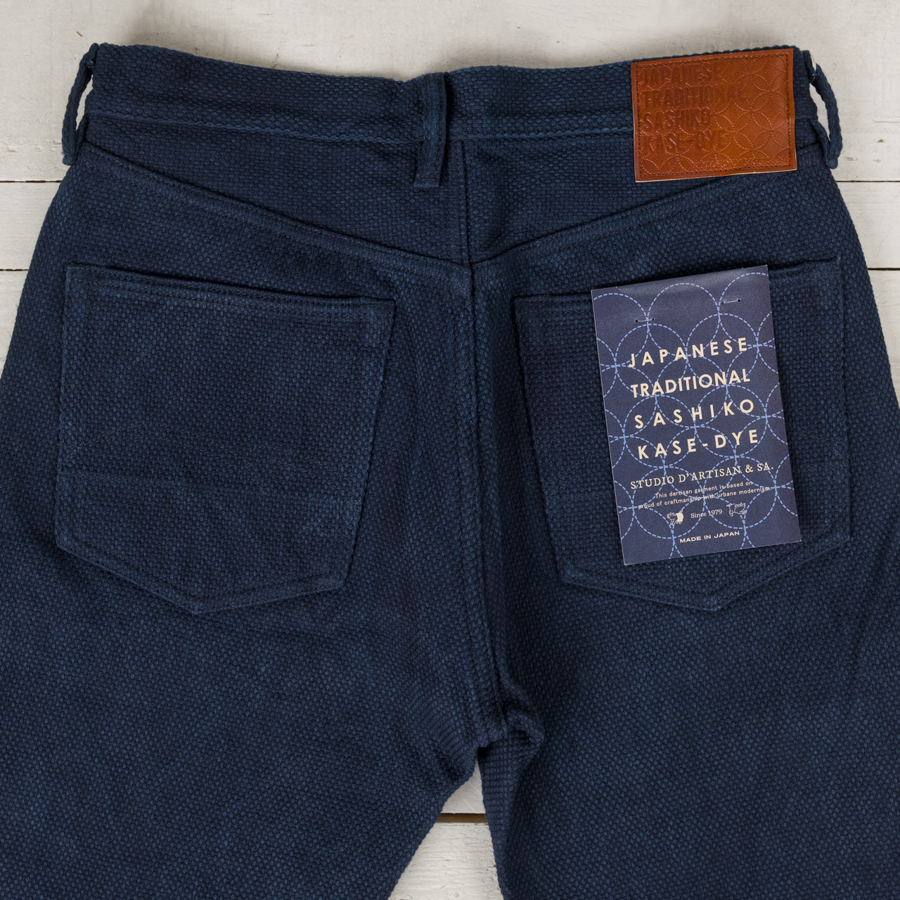 Sashiko Denim Jeans Indigo