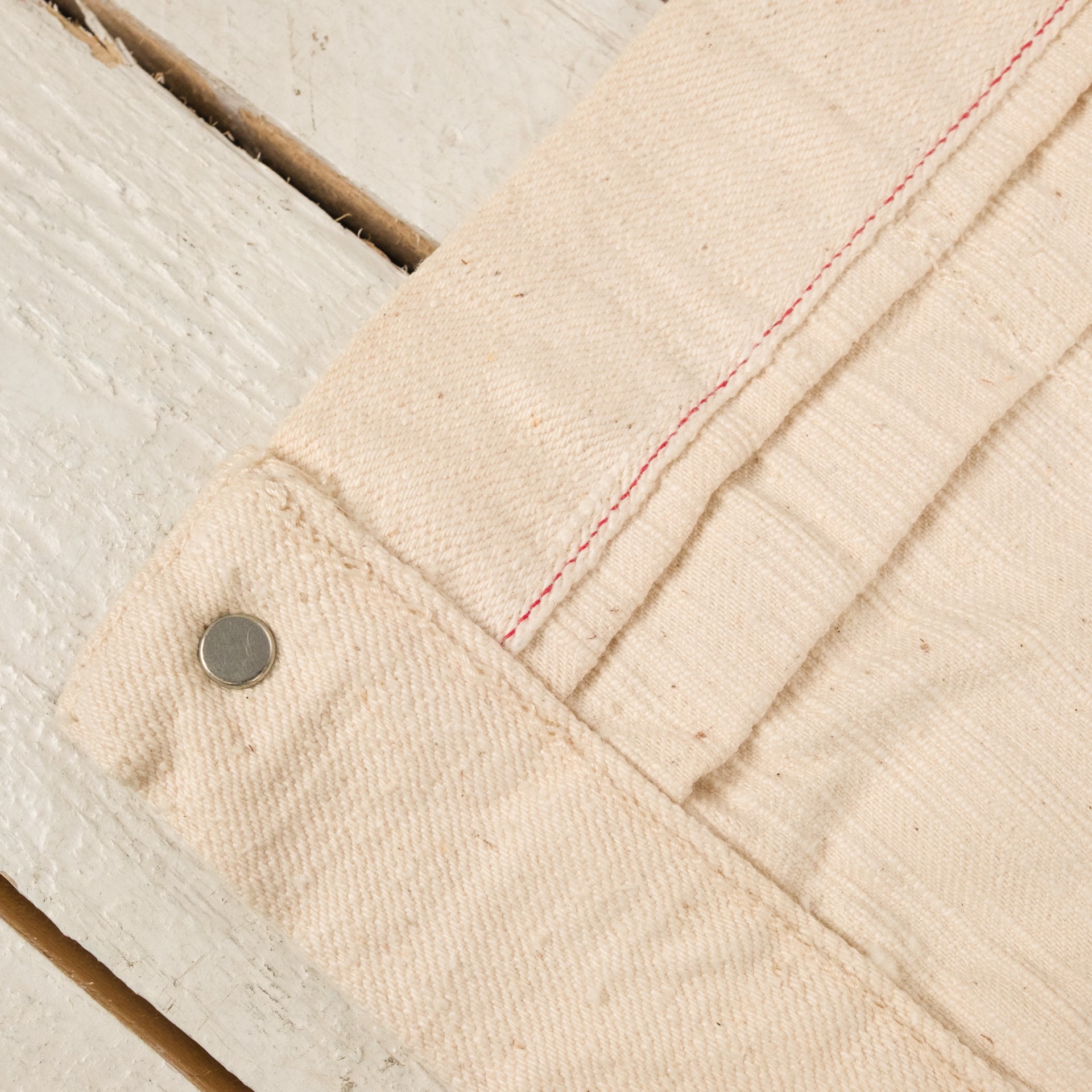 GL3 15 oz. Selvedge Type I Denim Jacket Ecru