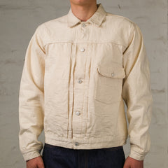 GL3 15 oz. Selvedge Type I Denim Jacket Ecru