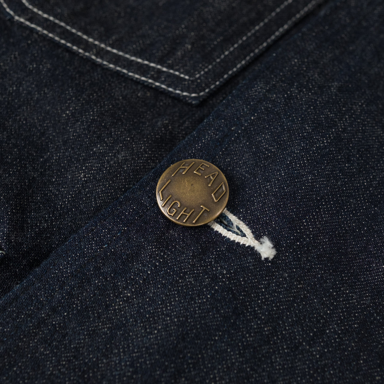 Headlight 9.5 oz. Special Weave Denim Double Breasted Coat