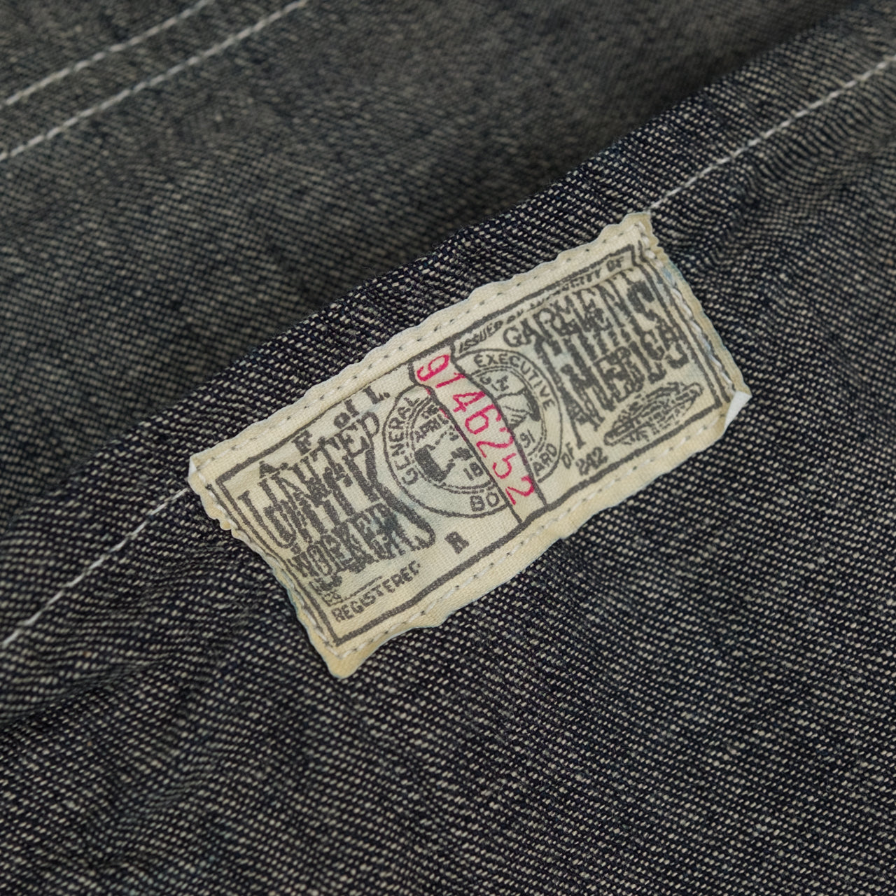 Headlight 9.5 oz. Special Weave Denim Double Breasted Coat