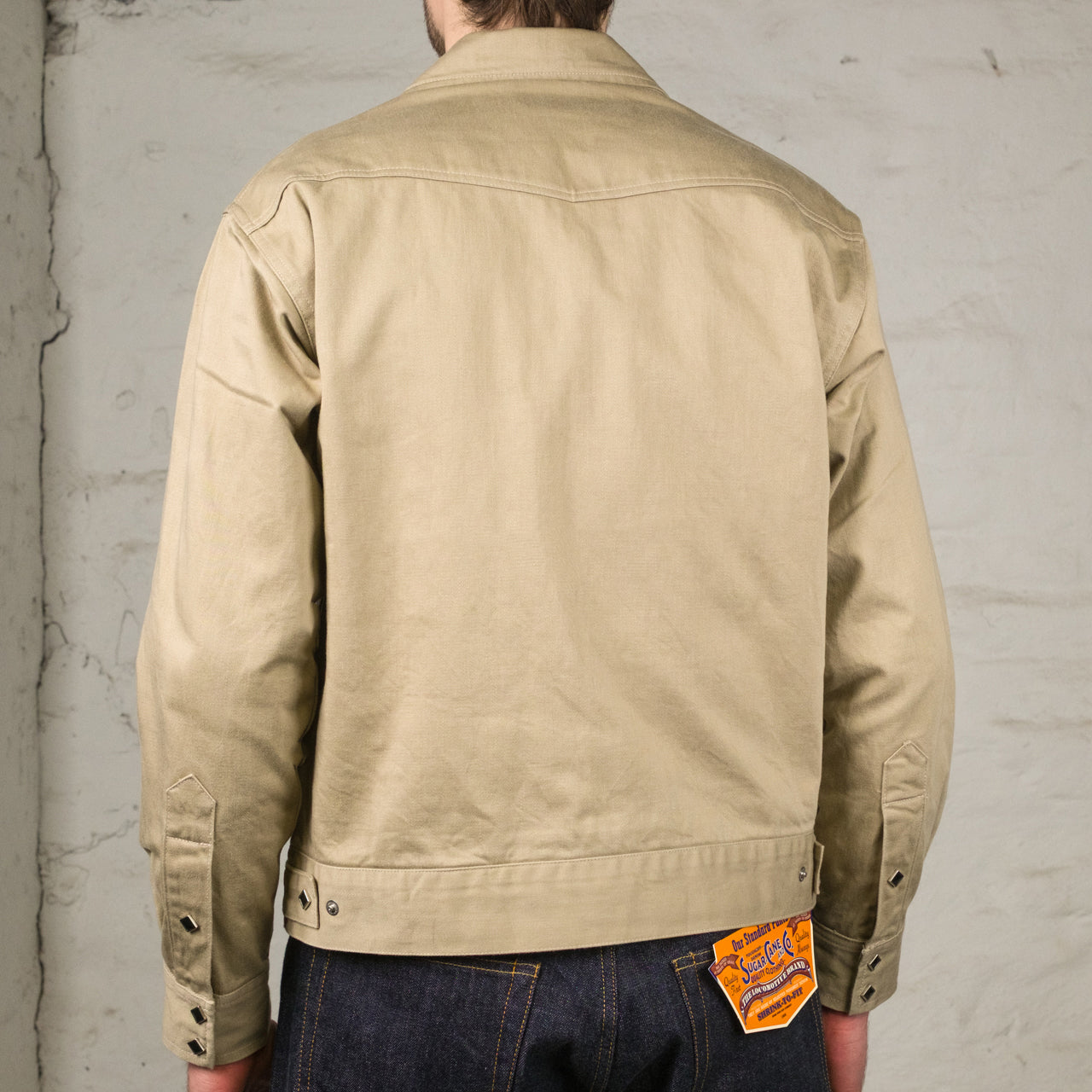 Native American 10.5 oz. Satin Western Jacket Beige