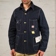 Veste de travail en jean bleu 11 oz.