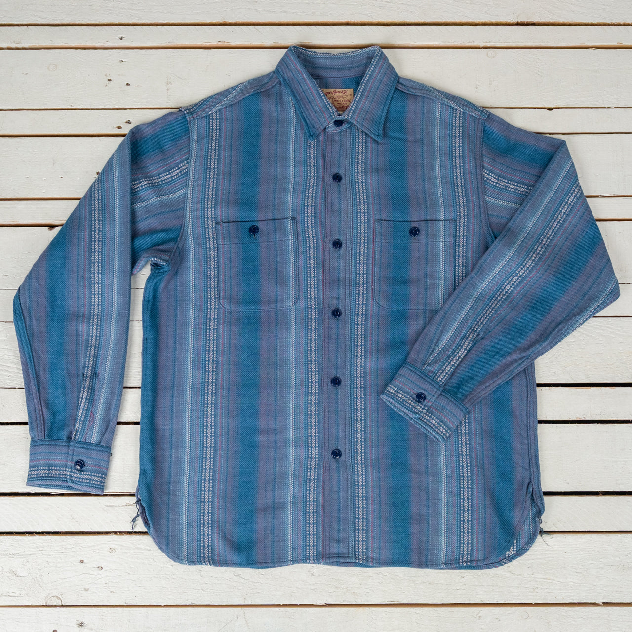 Nativ American Indigo Dobby Work Shirt