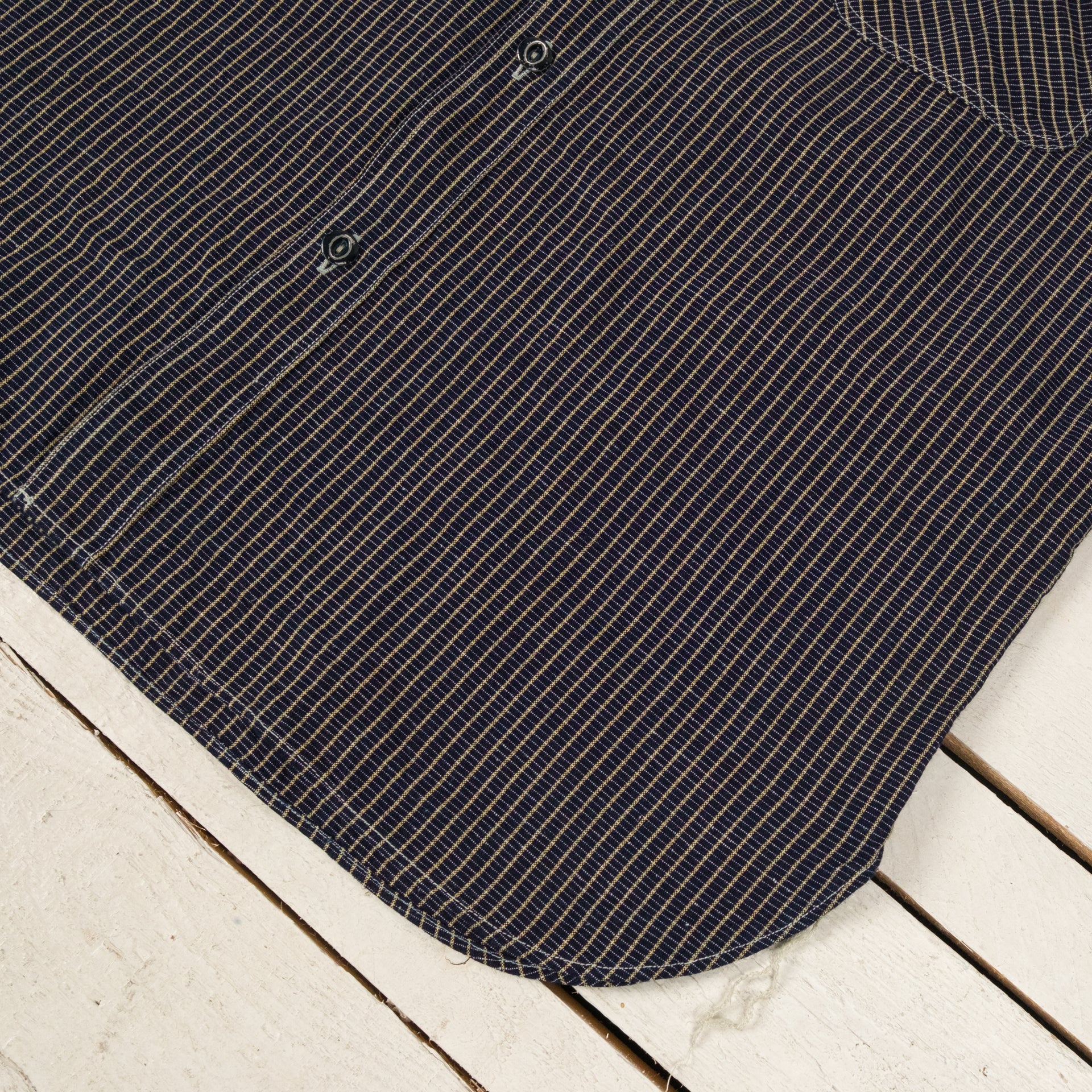 5,25 oz. Indigo Plaid Work Shirt