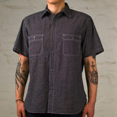 5,25 oz. Indigo Plaid Work Shirt