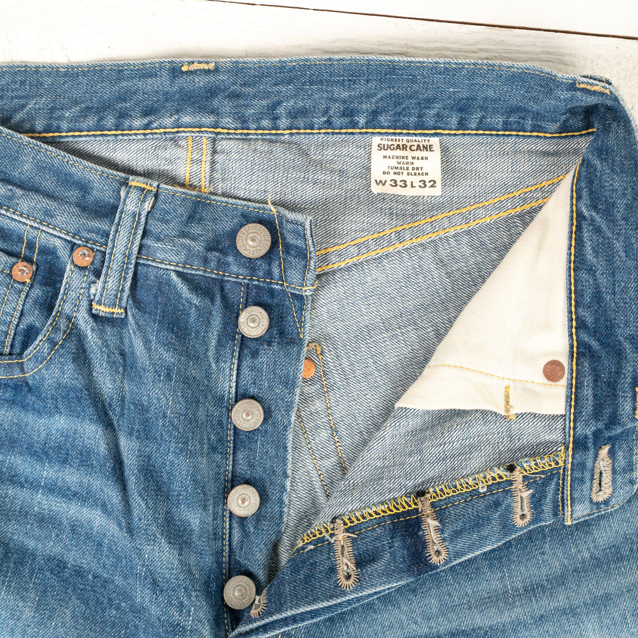 14.25 oz. Denim 1947 Aged Model