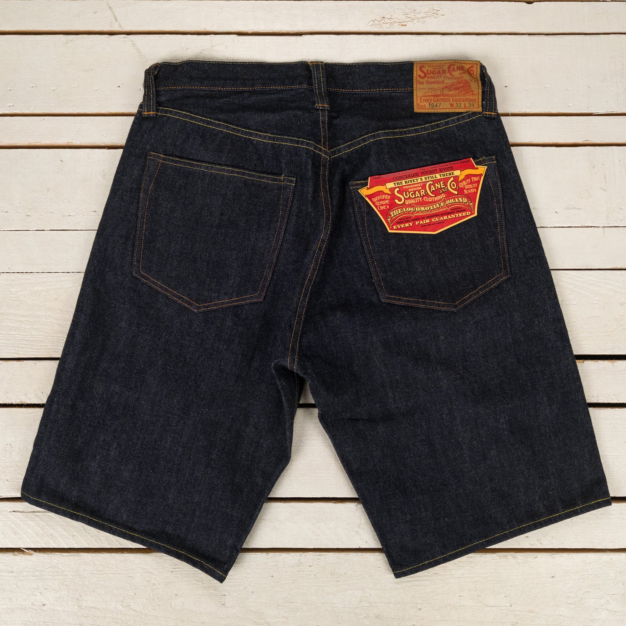 14,25 oz. Denim 1947 Model Shorts Indigo