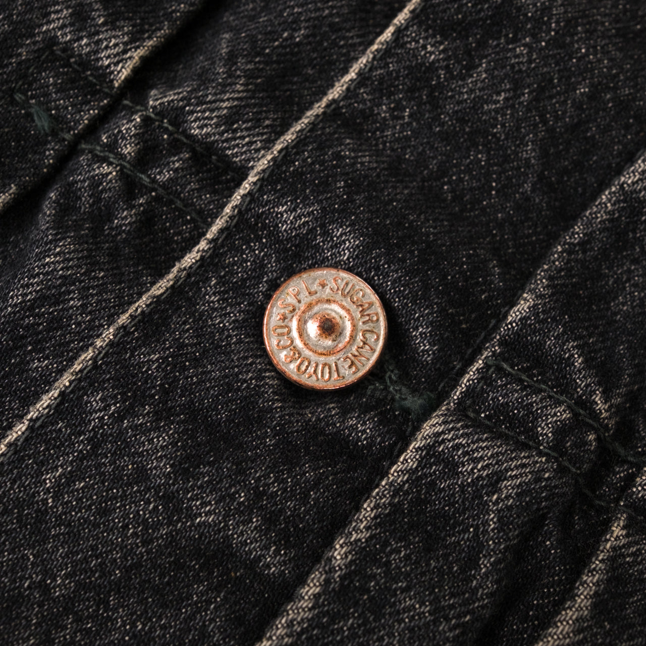 14,25 oz. Black Denim Type II Jacket 1953 Aged Black