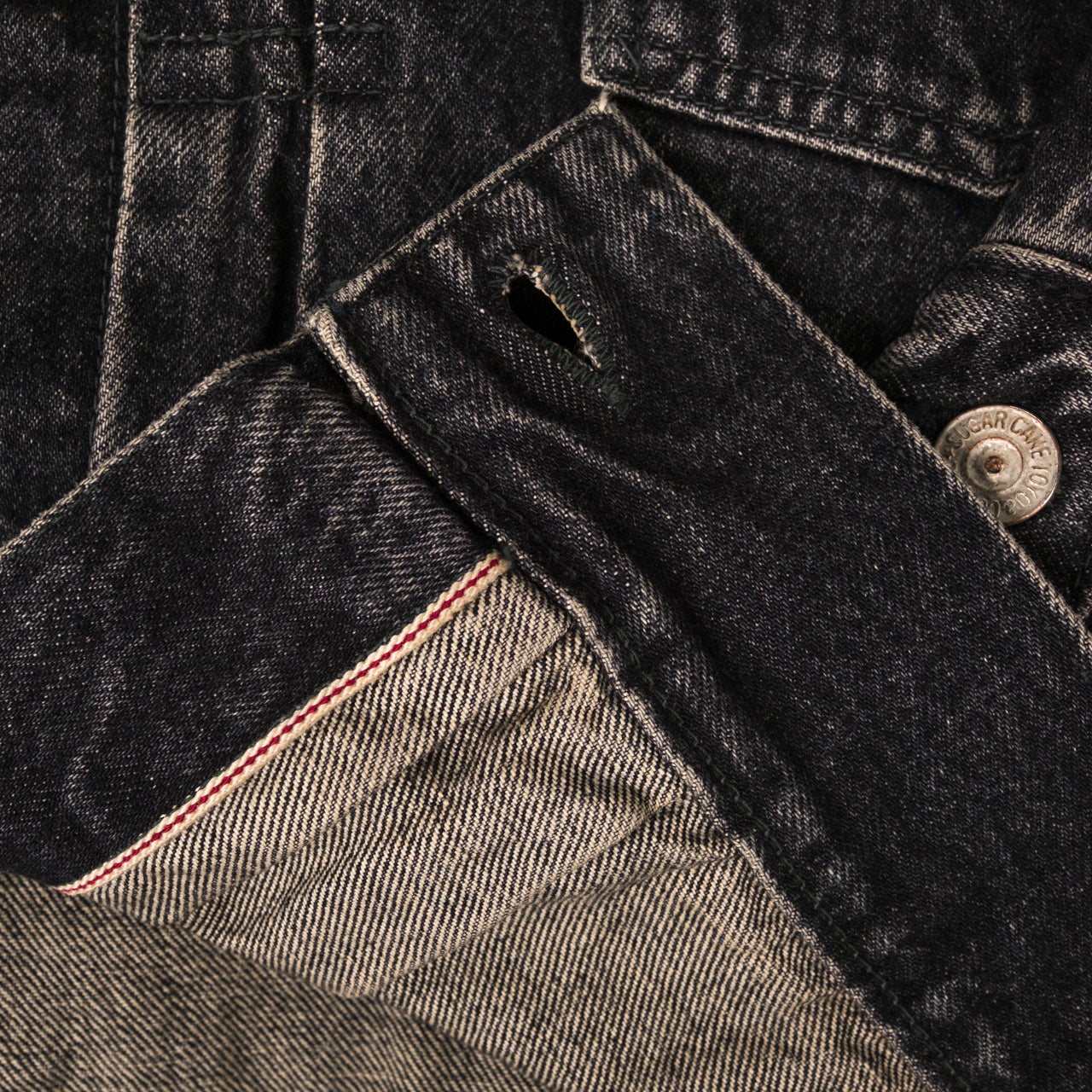 14,25 oz. Black Denim Type II Jacket 1953 Aged Black