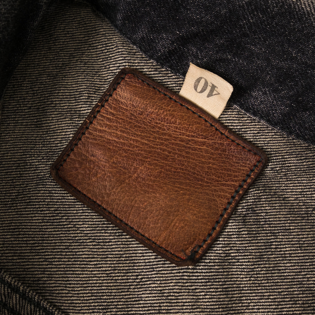 14,25 oz. Black Denim Type II Jacket 1953 Aged Black