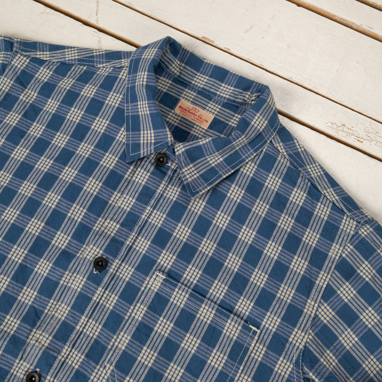 Blouse chemise à carreaux Palaka Union Supply