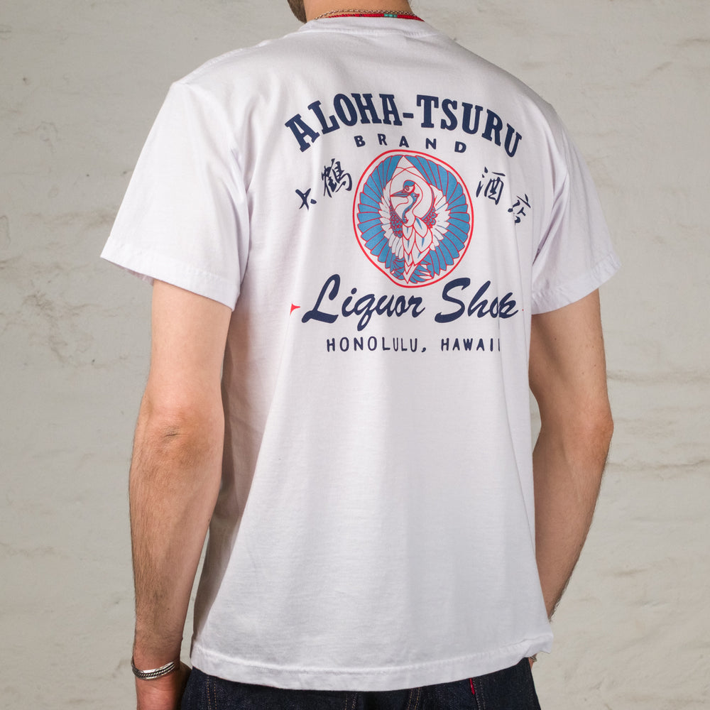 "Aloha-Tsuru" T-Shirt Weiß