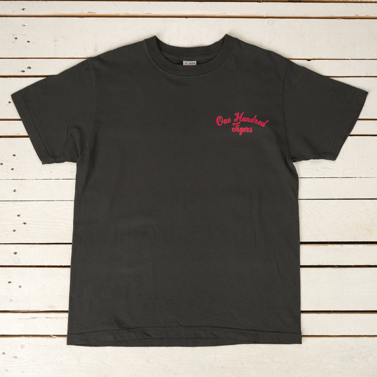 One Hundred Tigers T-Shirt Schwarz