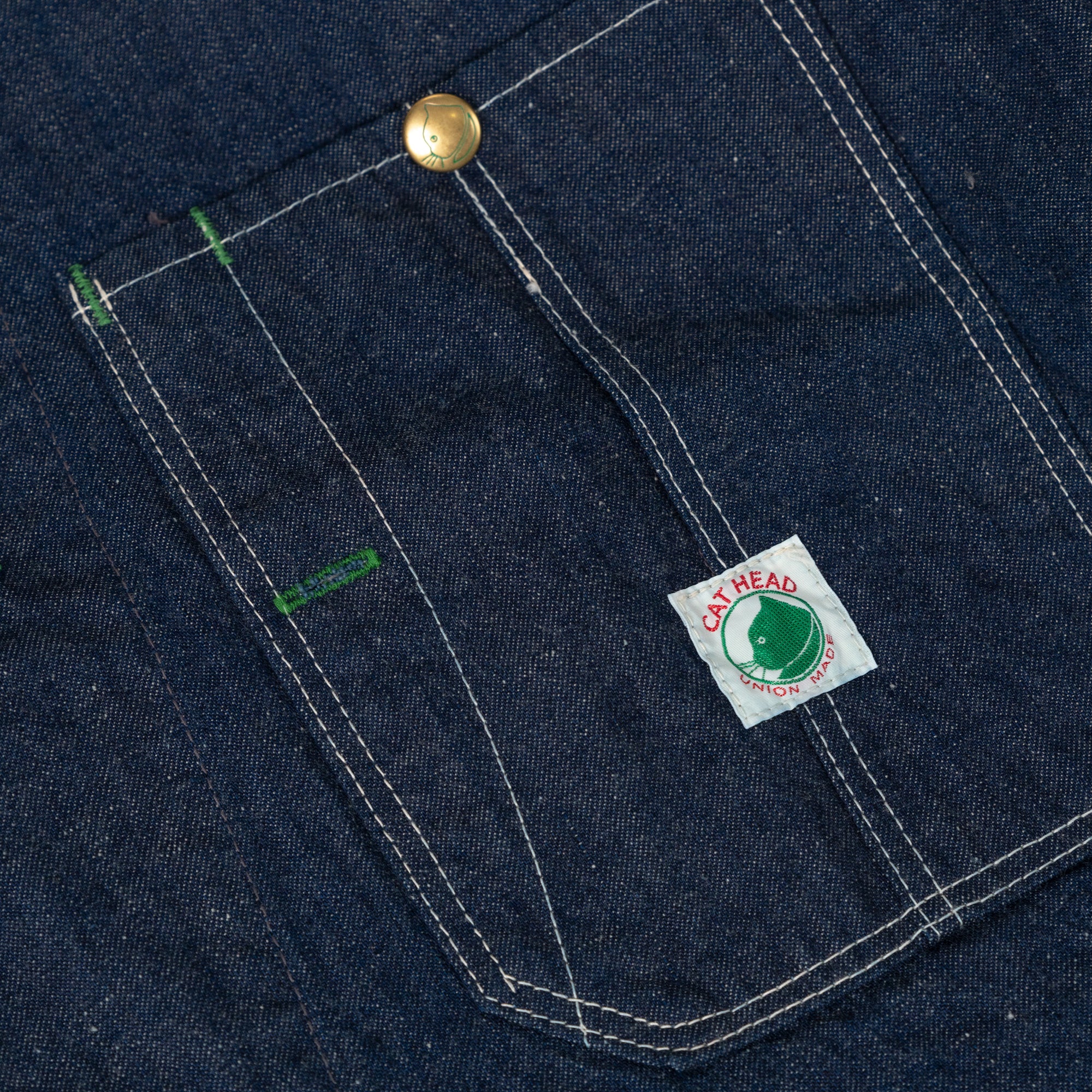 Cat Head Denim Chore Jacket