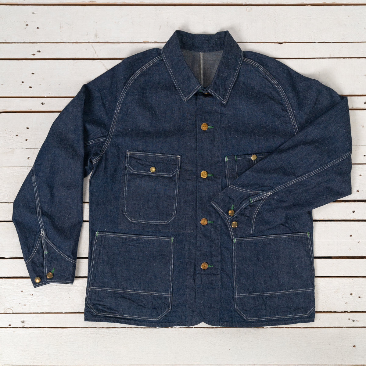 Cat Head Denim Chore Jacket