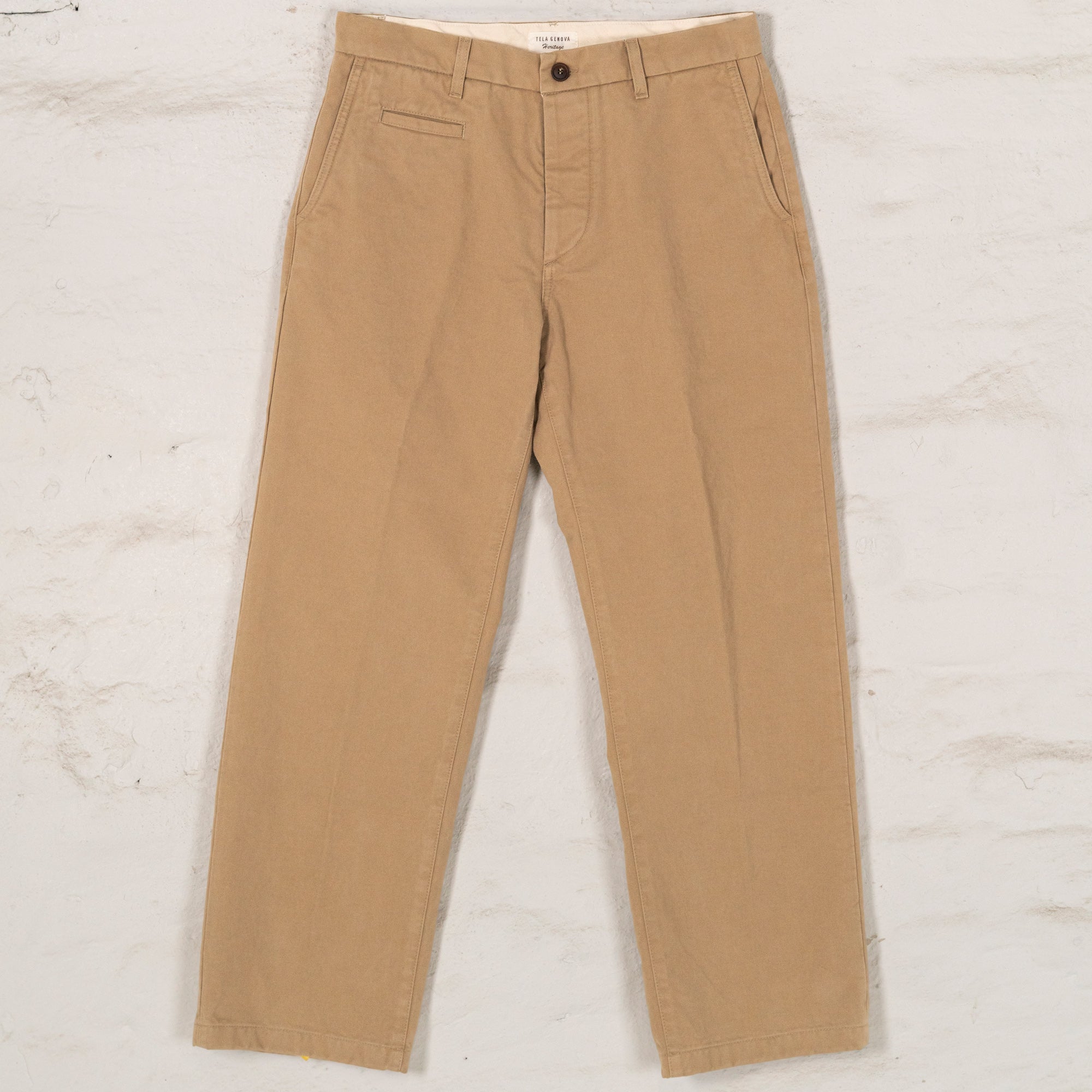 Renzo Loose Chino Gabardine Beige