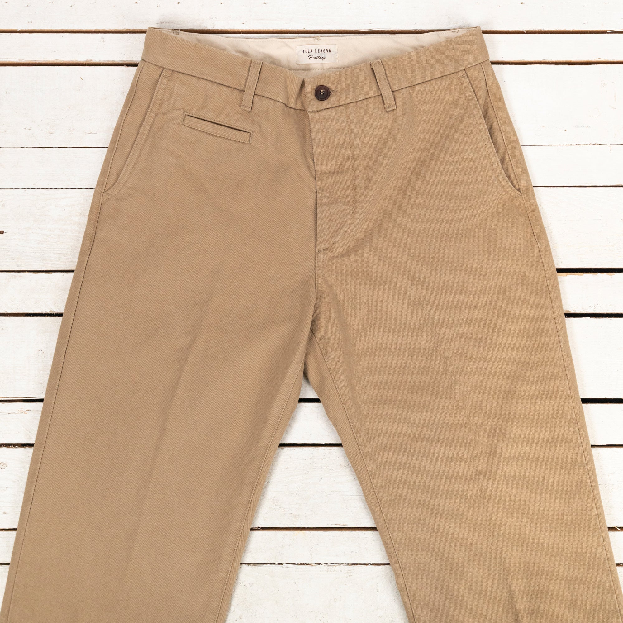 Renzo Loose Chino Gabardine Beige