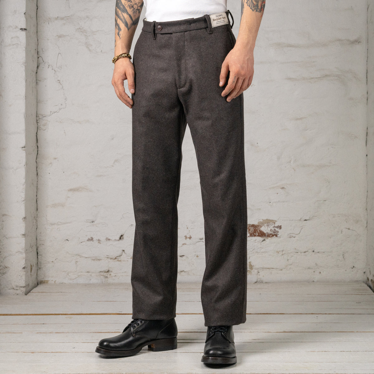 Poldo Wool Chino Brown