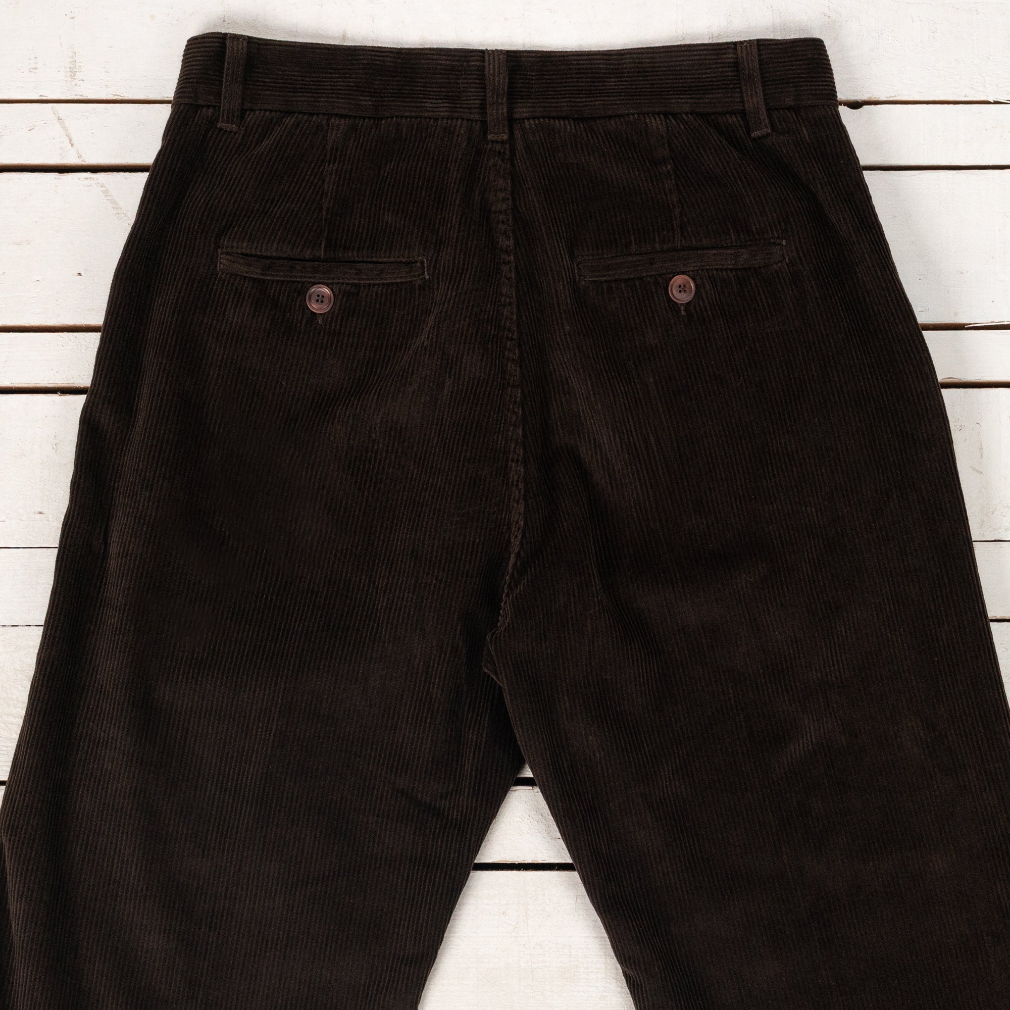 Renzo Loose Chino Corduroy Marrone