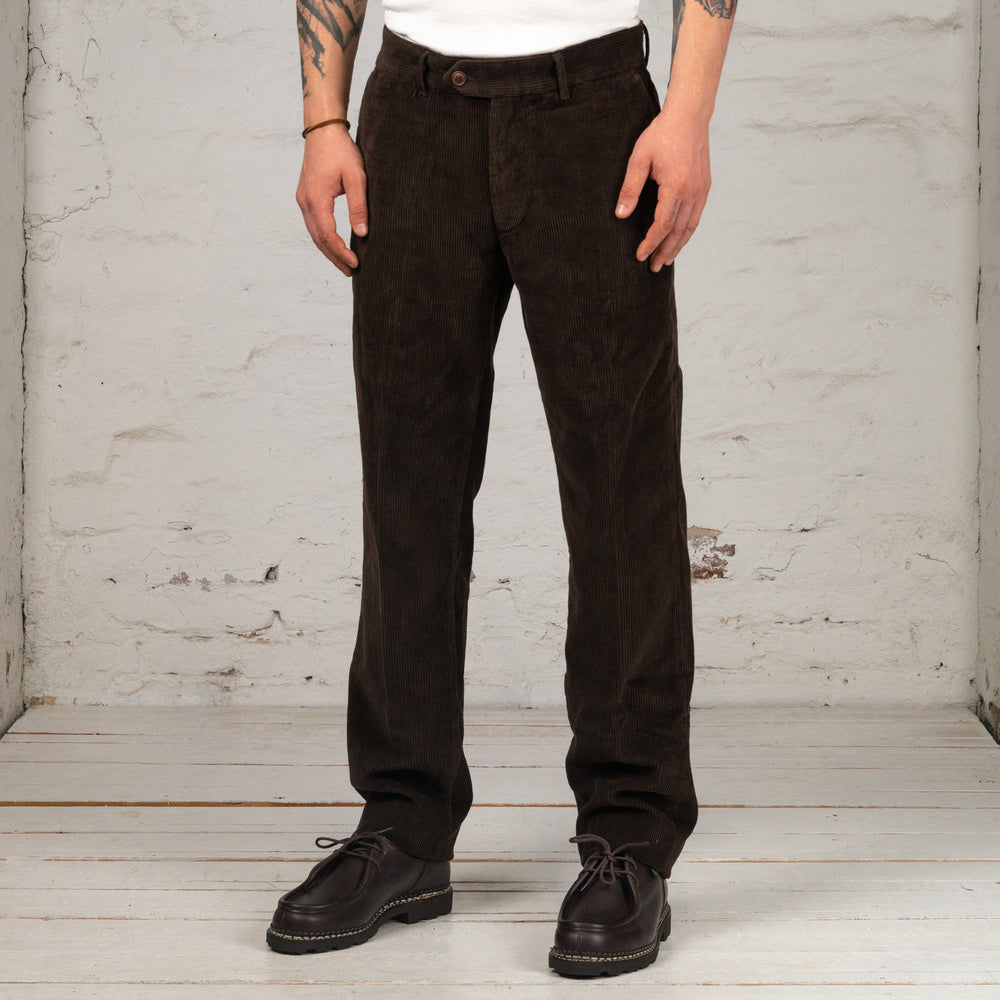 Rodrigo Regular Tapered Chino Corduroy Marrone
