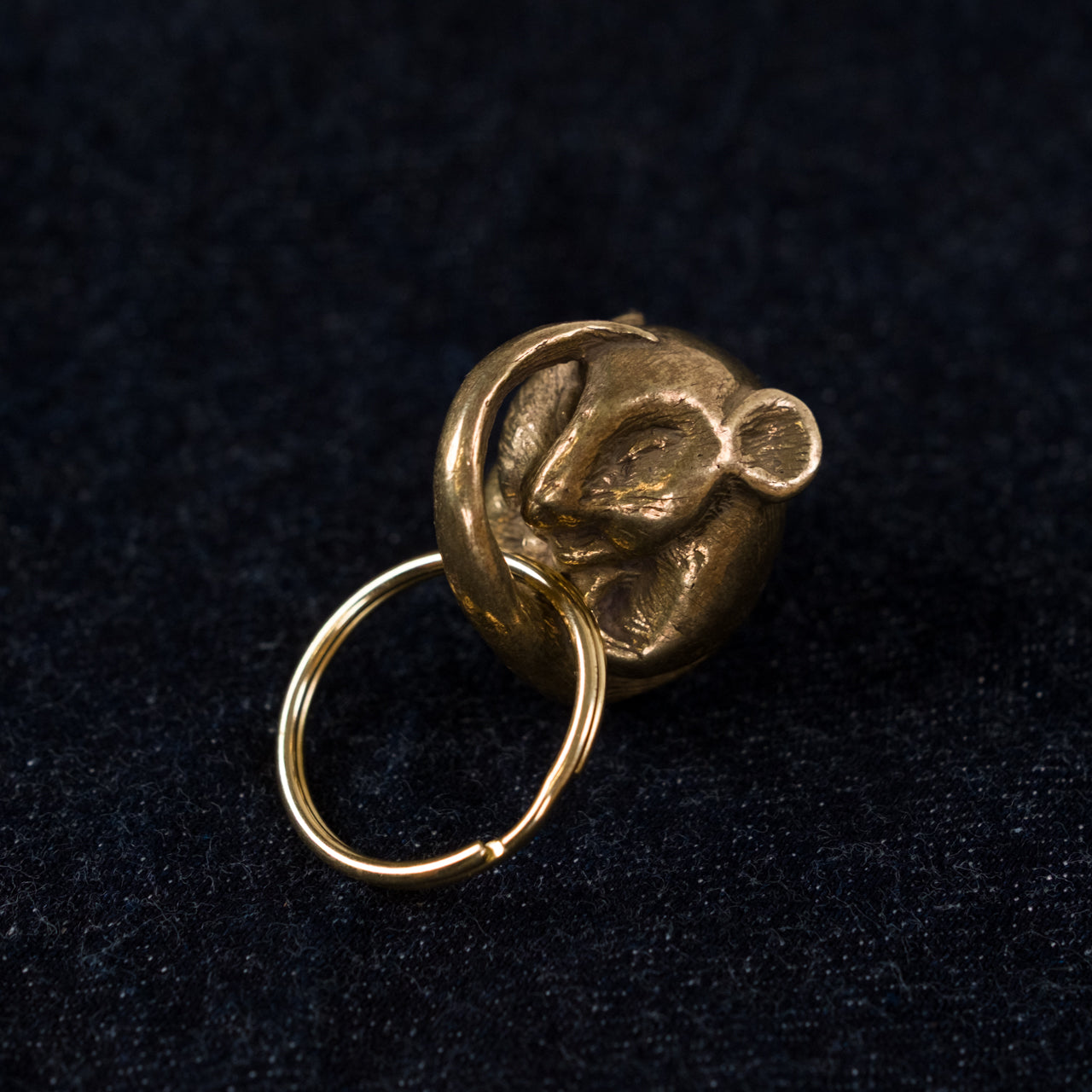 Tender Co. Brass Dormouse キーリング 【公式通販】