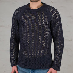 String Pullover Navy