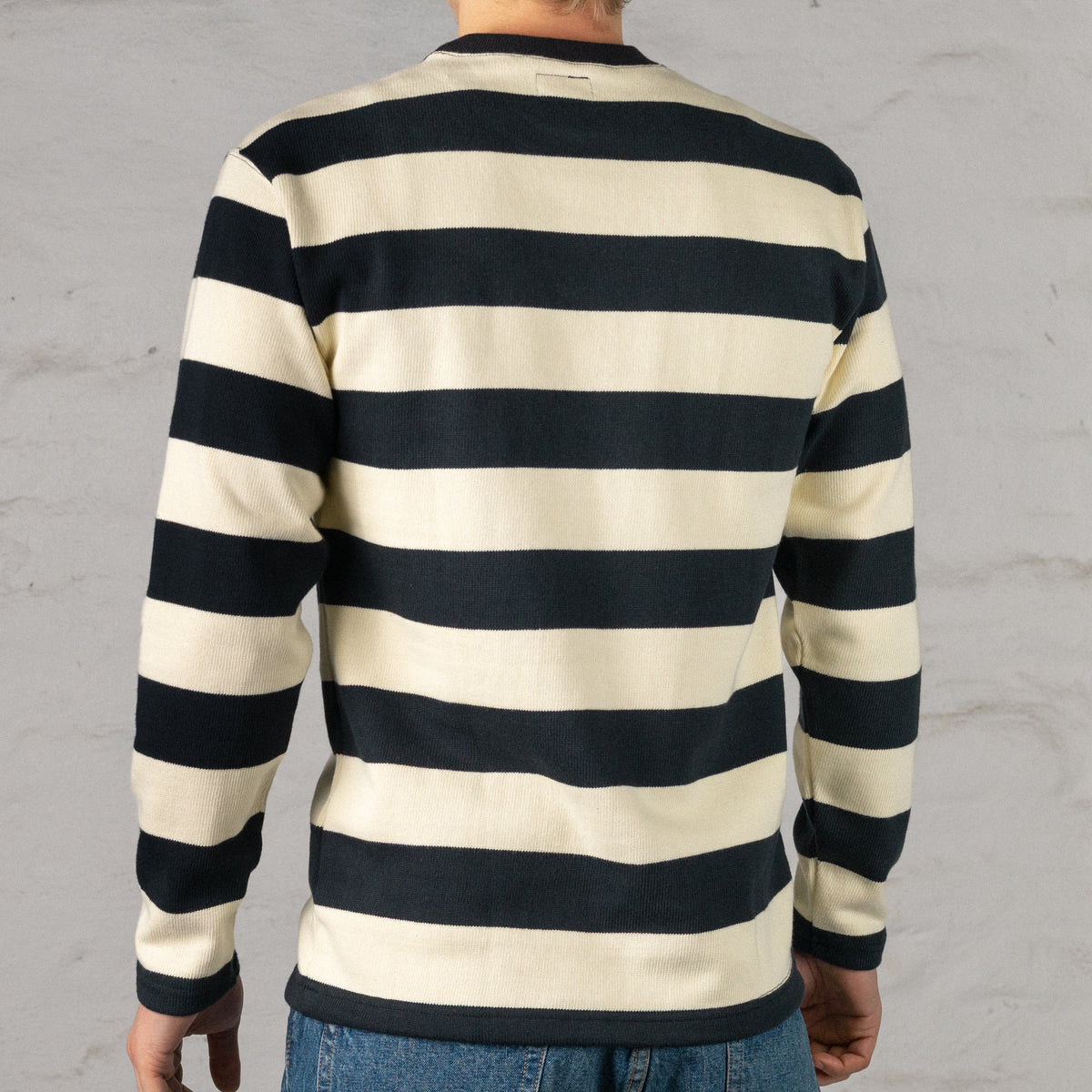 Buco Stripe Racing Jersey Weiß/Schwarz