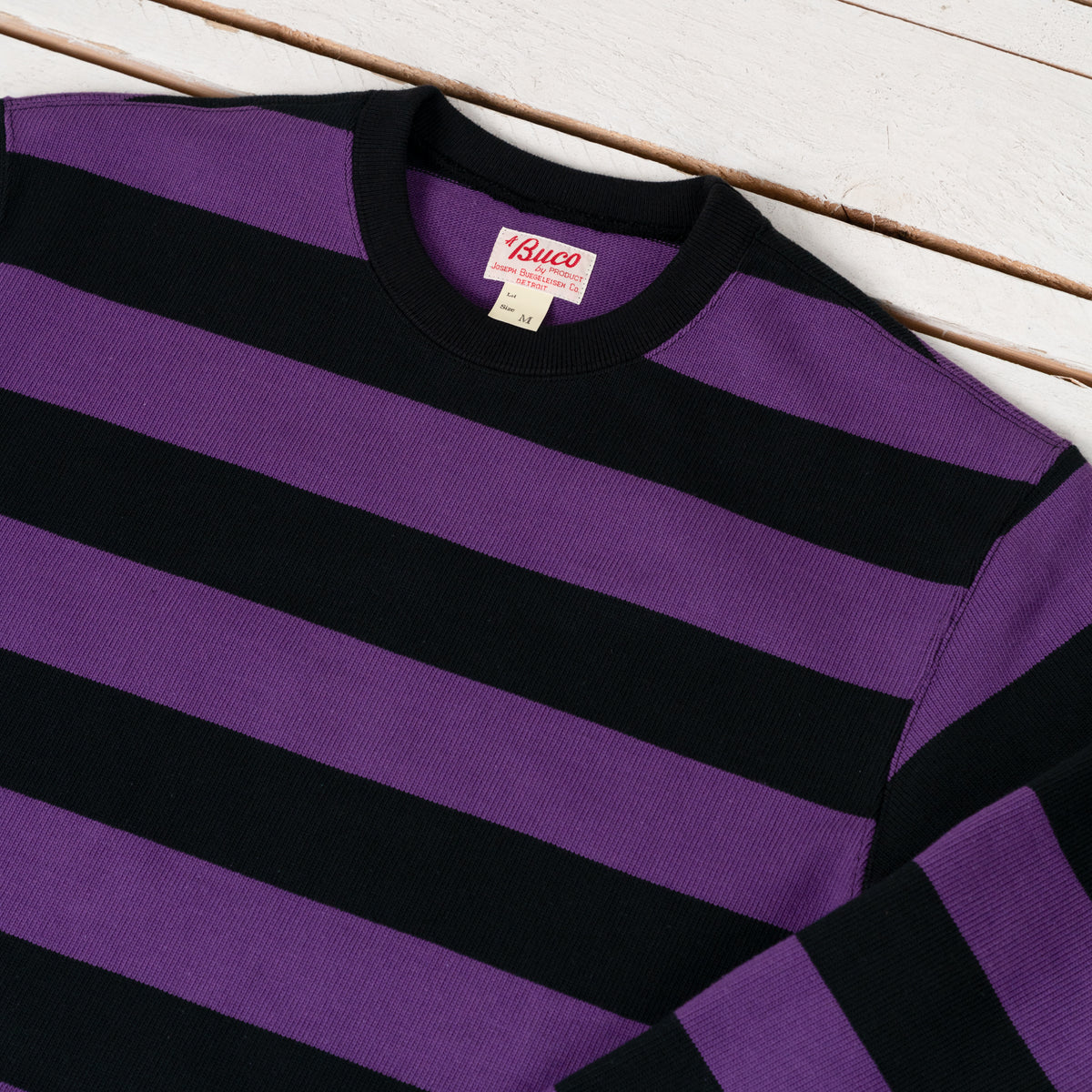 Buco Stripe Racing Jersey Schwarz/Violett