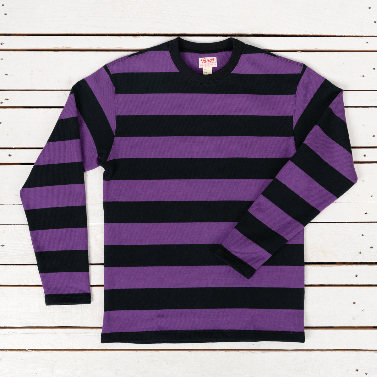 Buco Stripe Racing Jersey Schwarz/Violett