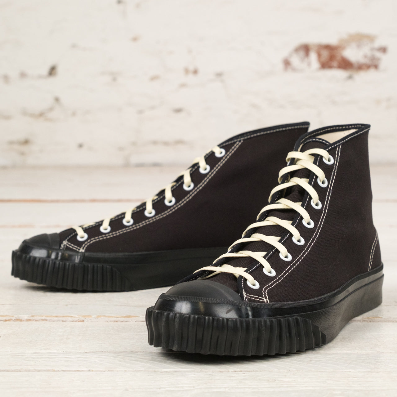Military Canvas Training Shoes Black 