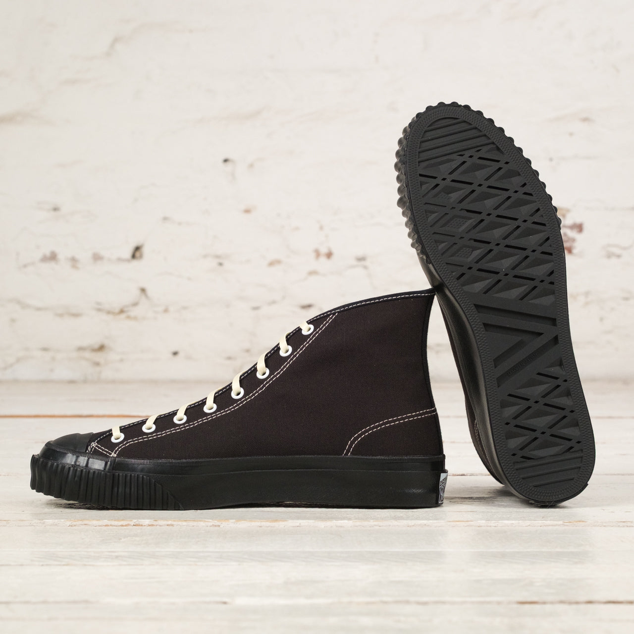 Military Canvas Training Shoes Black 
