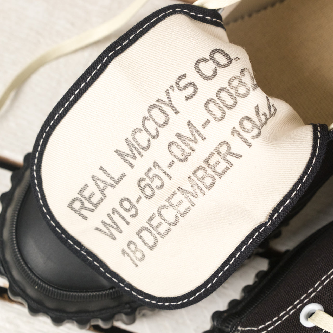 Military Canvas Training Shoes Black 