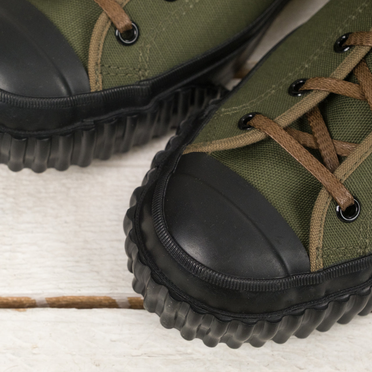 Military Canvas Training Shoes Olive 
