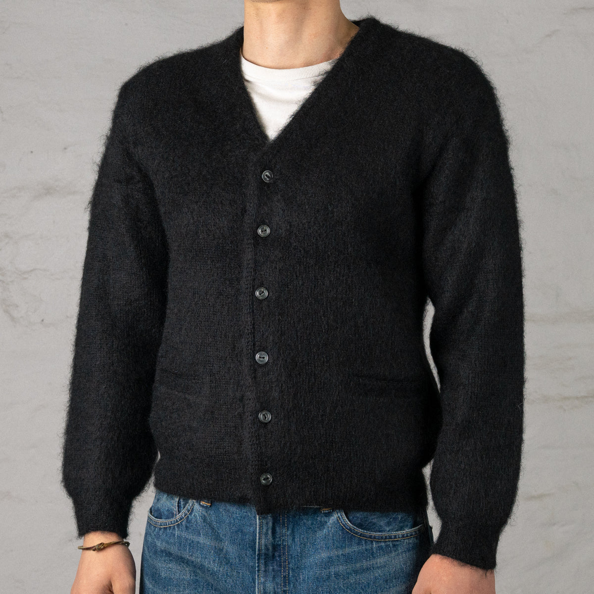 JM Mohair Cardigan Schwarz