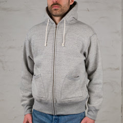 12 oz. Ball Park Zip Hoodie Medium Gray
