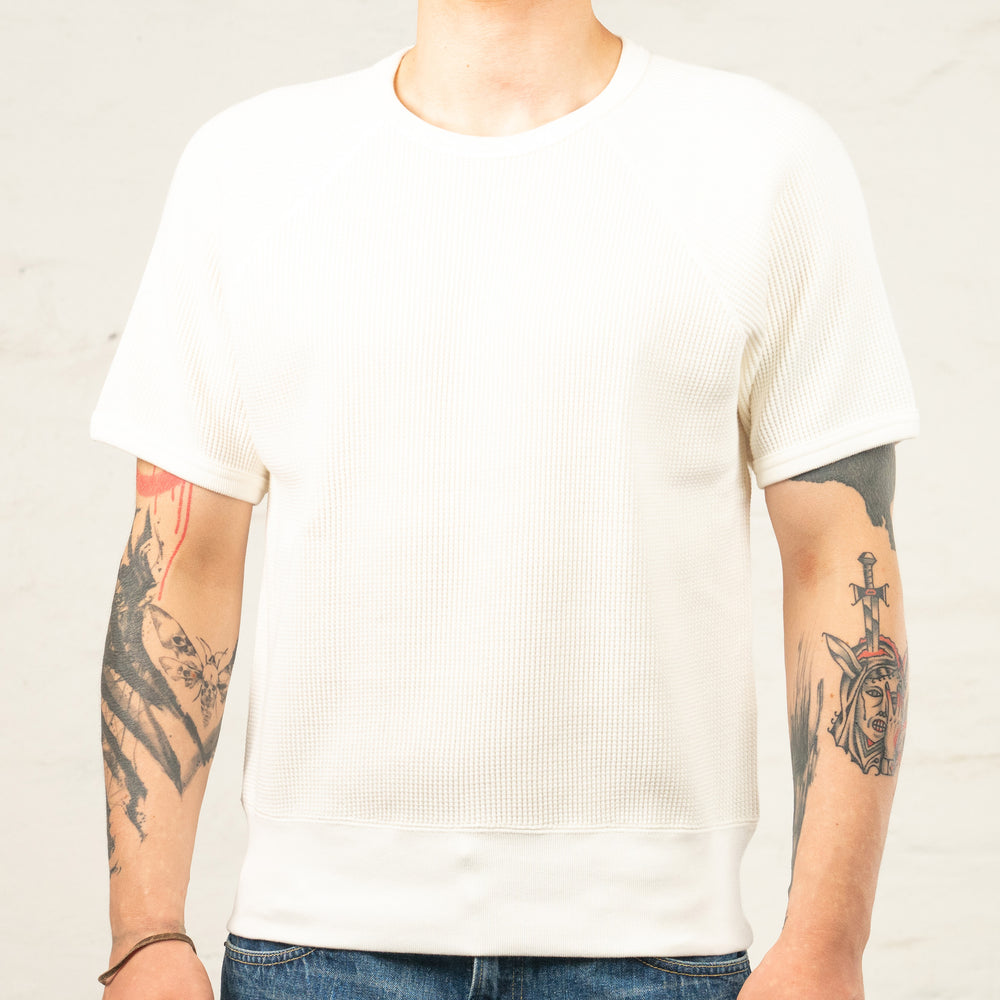 T-shirt thermique d'été blanc