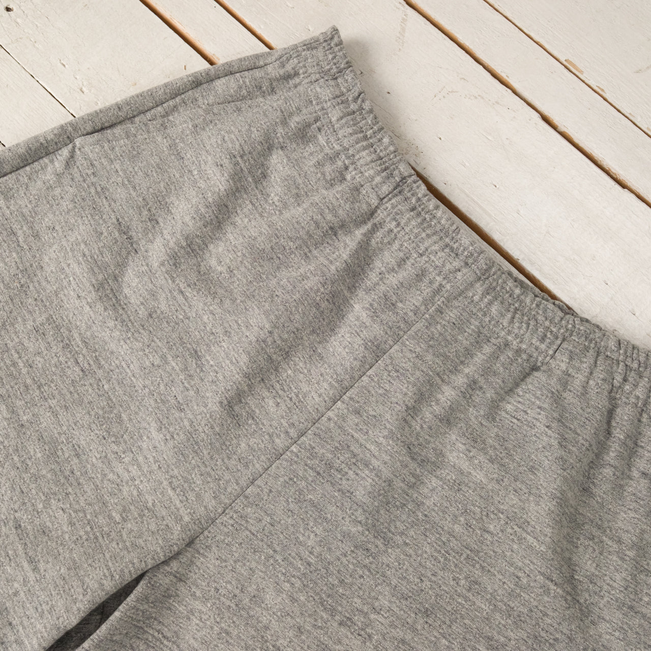 Jersey Gym Shorts Grau Meliert