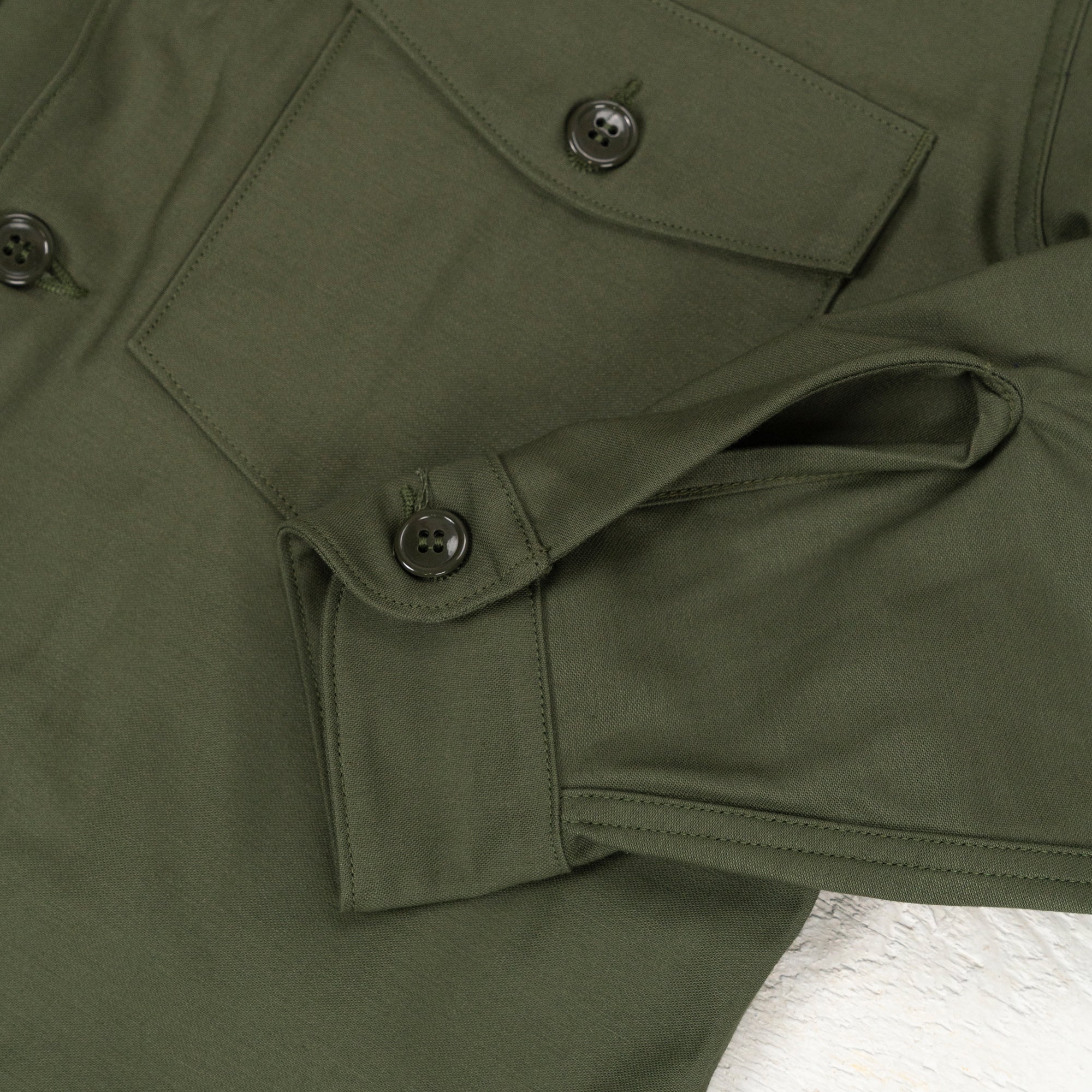 Shirt, Men's, Cotton Sateen, OG-107 Olive