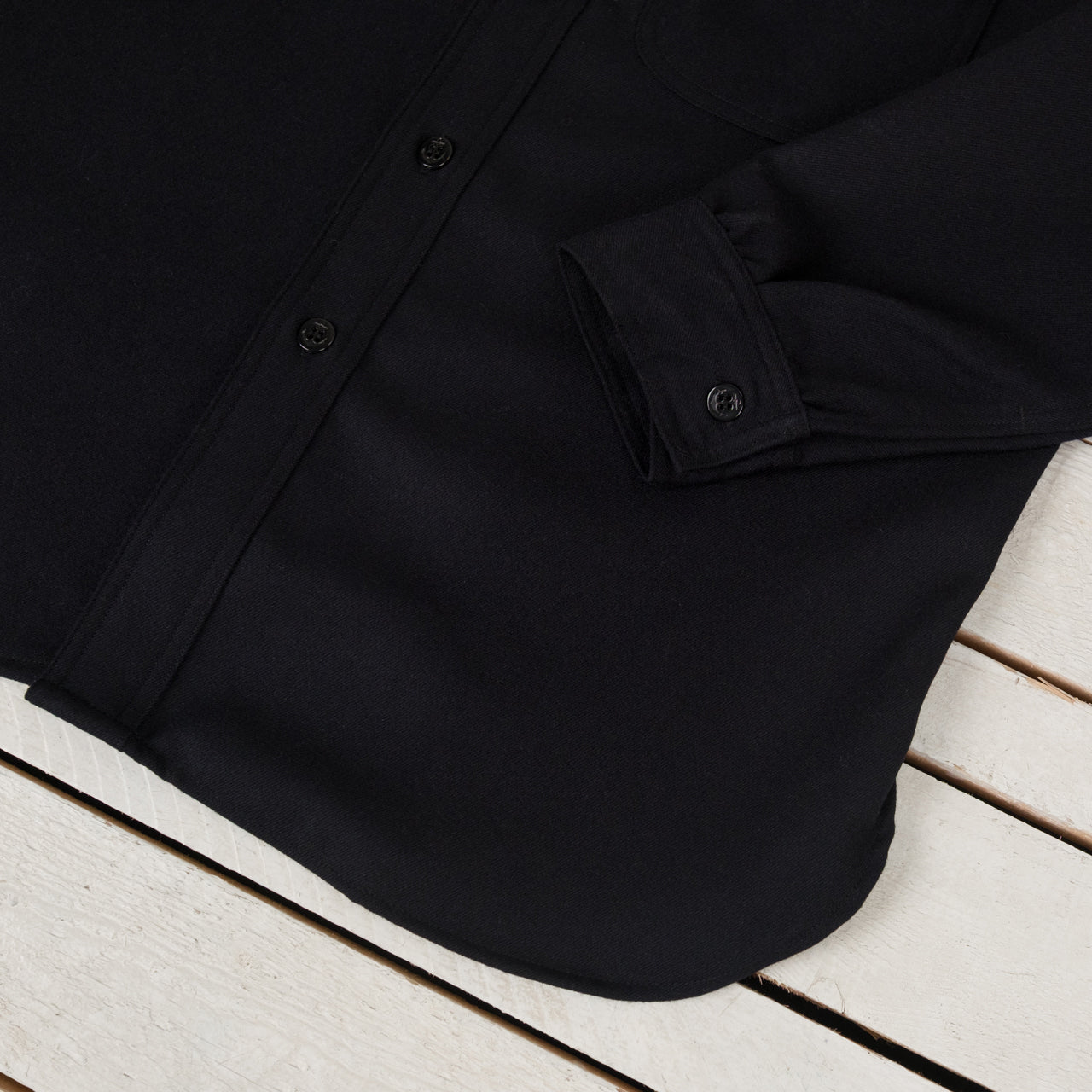 USN Wool Blue Flannel Shirt