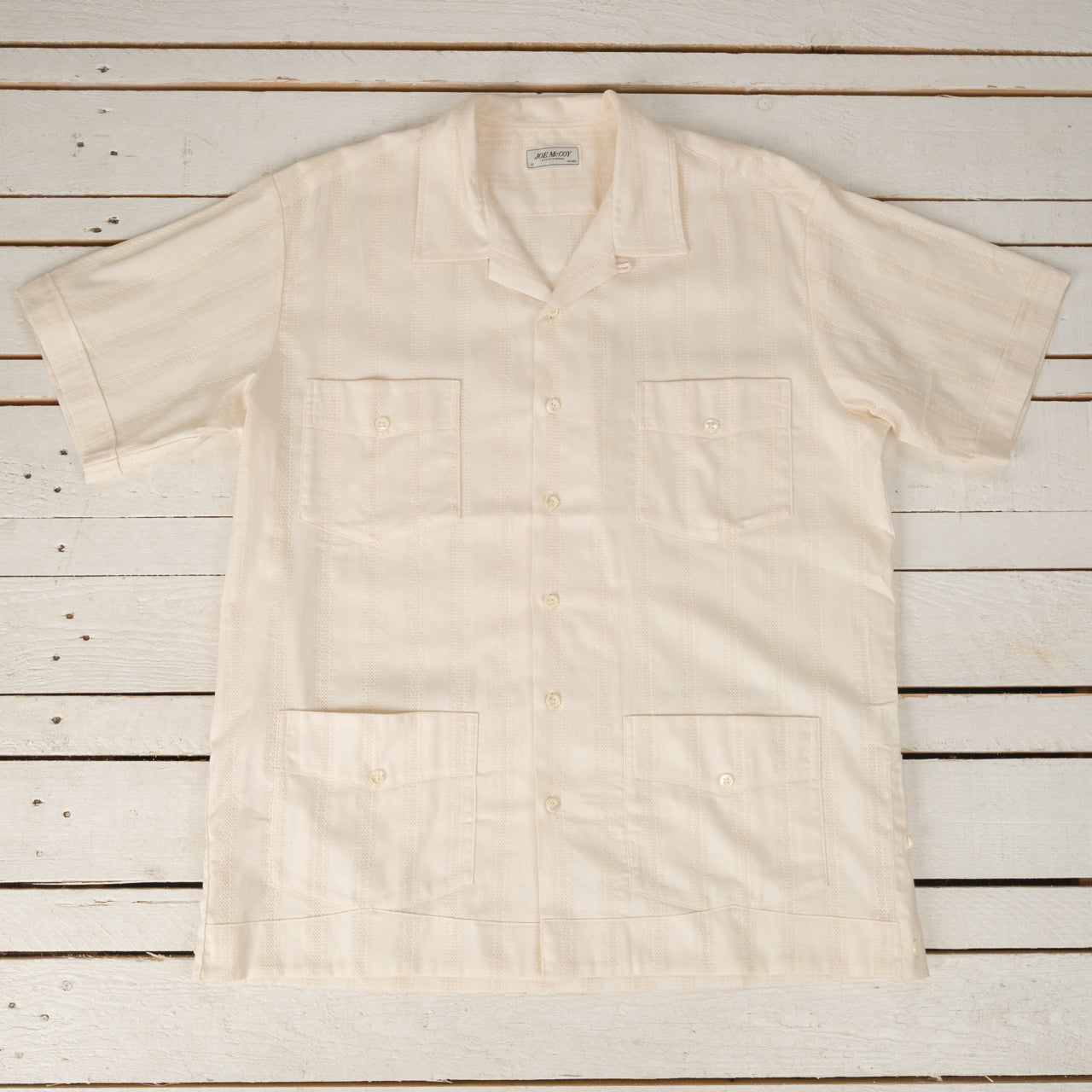 McCoy Cuban Shirt Ecru