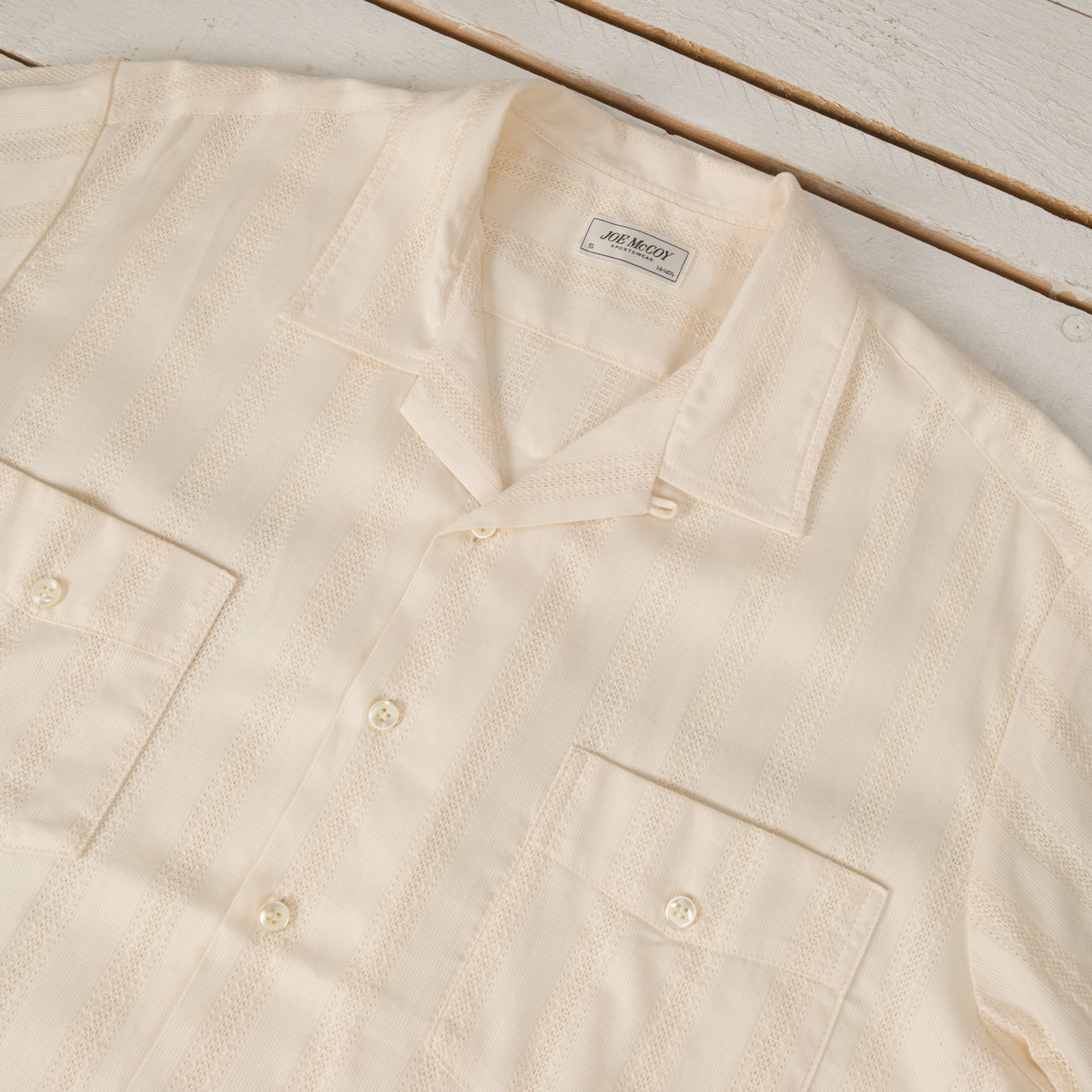 McCoy Cuban Shirt Ecru
